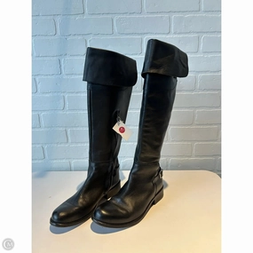 Boots Knee Flats By Steve Madden In Black, Size: 6.5 On-the-Go Wear