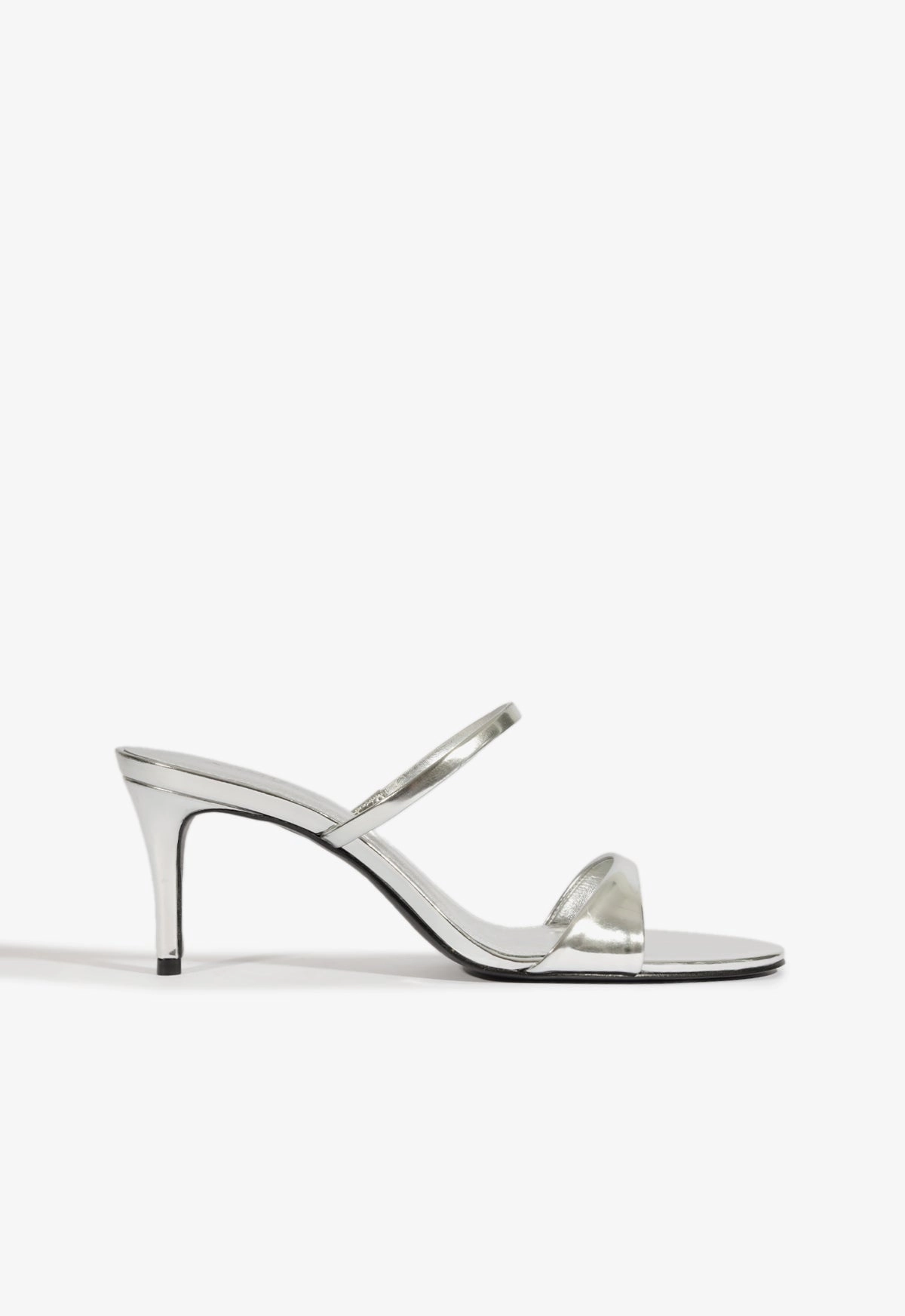 Stay Light Sleek Feel Jessica Mid Mule Metallic Sandal