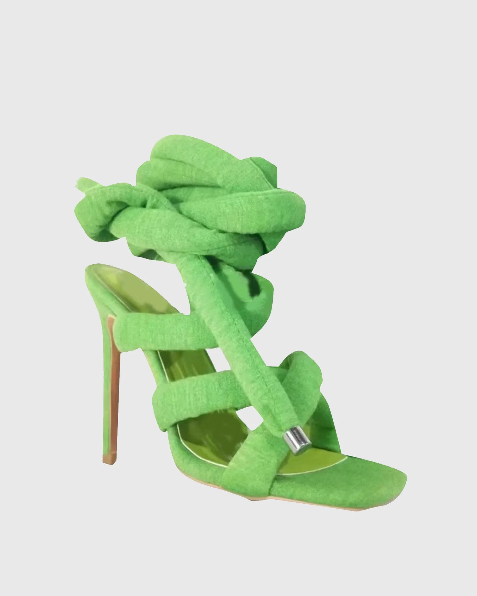 Eloisa Lace up Sandals In Green