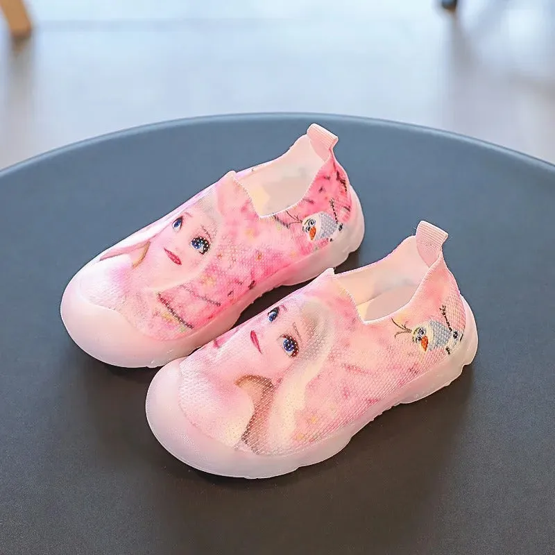 Elsa Princess Patterned Toddler Shoes
