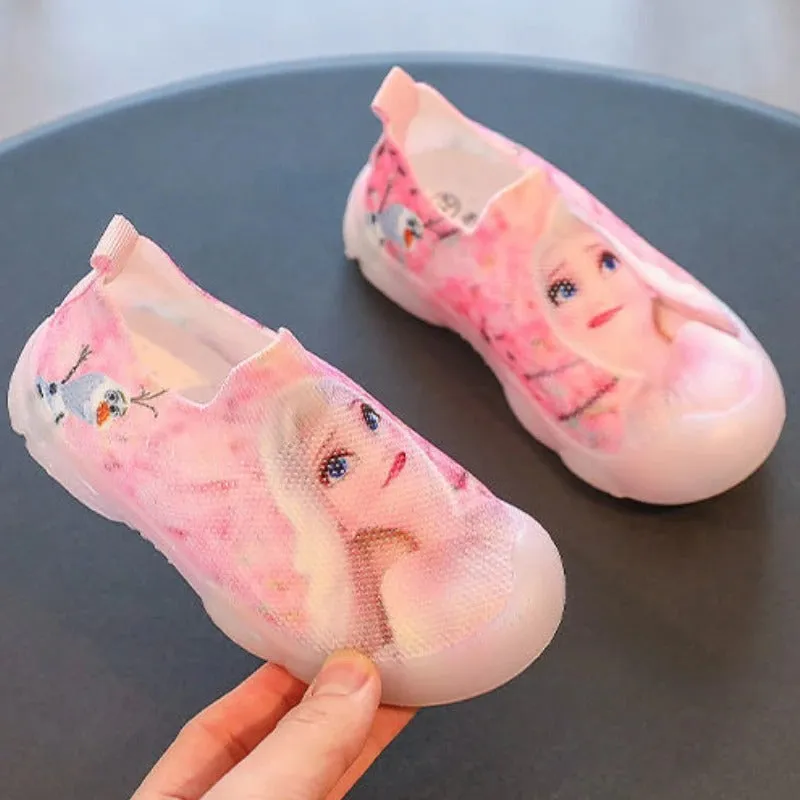 Elsa Princess Patterned Toddler Shoes