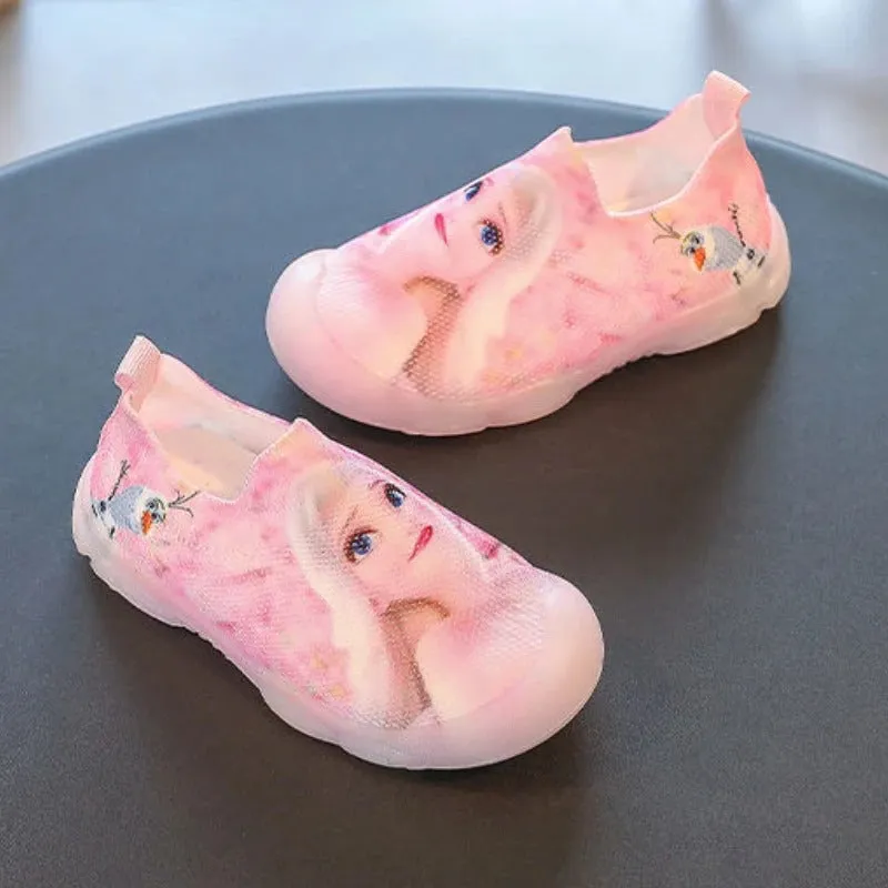 Elsa Princess Patterned Toddler Shoes