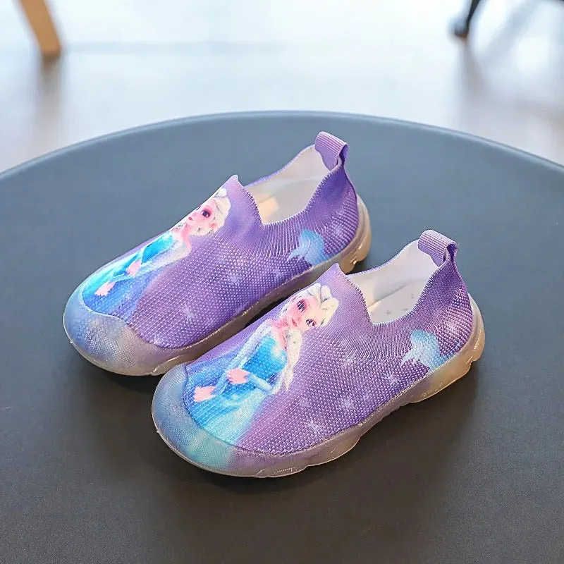 Elsa Princess Patterned Toddler Shoes