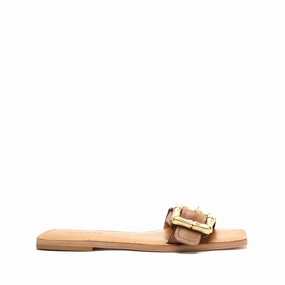 Foam Base Cushioned Insole Enola Leather Sandal
