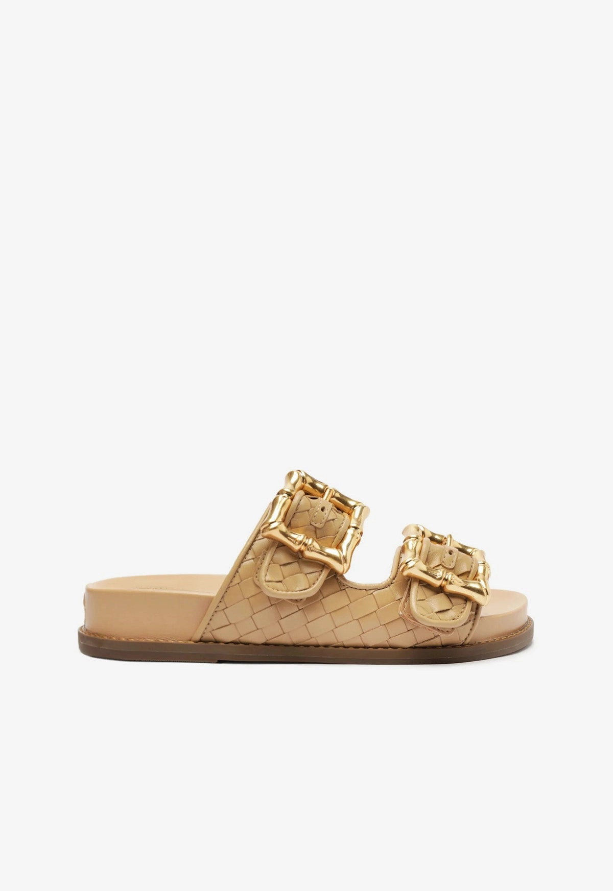 Enola Light Beige Sporty Sandal Vibration Dampening Layer