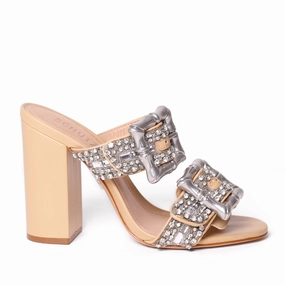 Enola Shine  Leather Sandal Hero Walk Comfort Ankle