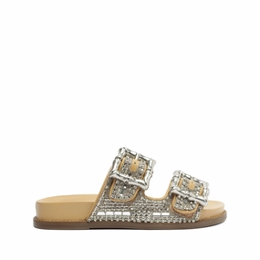 Bounce Edge Enola Shine Sporty Leather Sandal