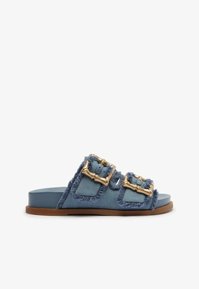 Festival Vibe Enola Sporty Denim Sandal
