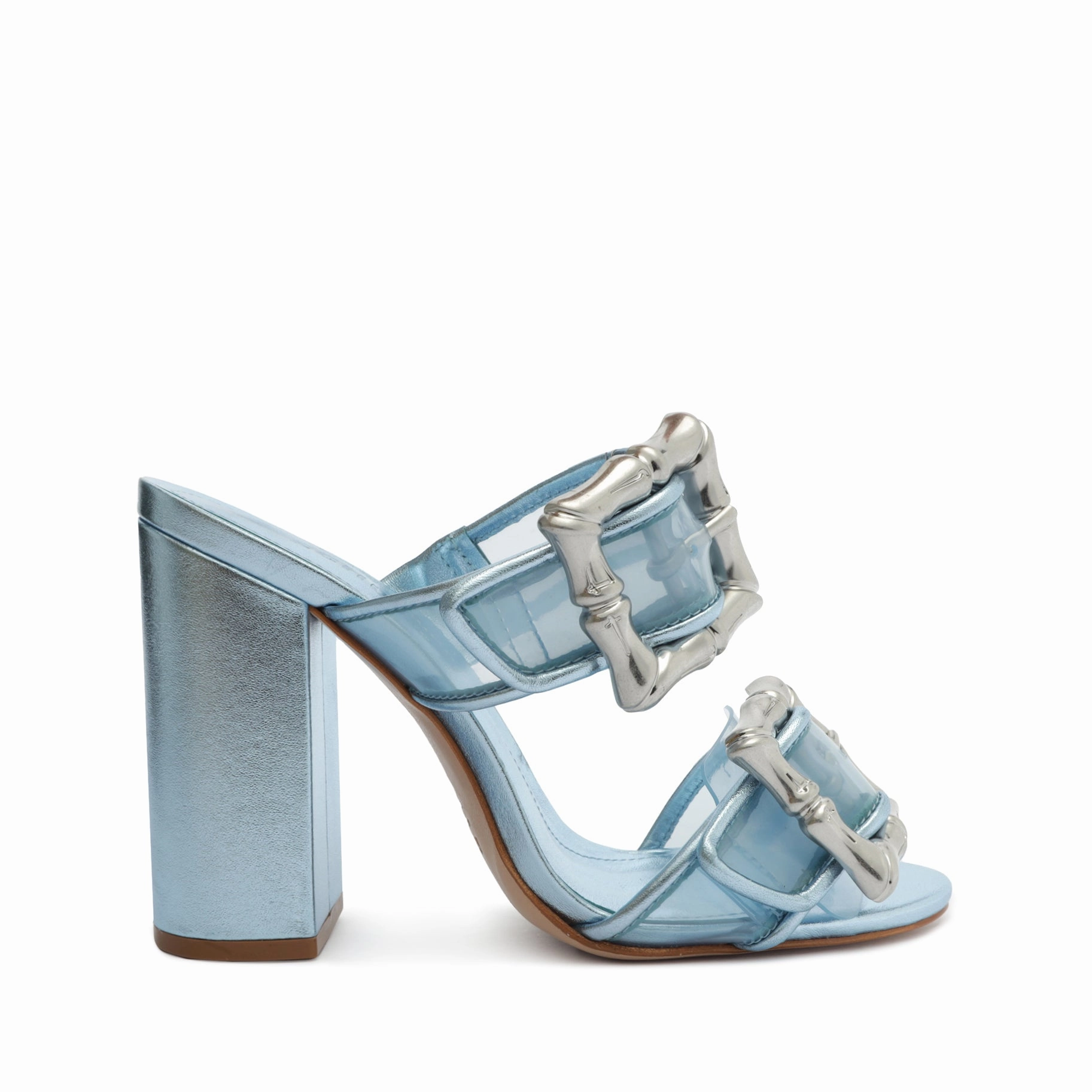 Enola Vinyl Leather Sandal Roomy Toe Box