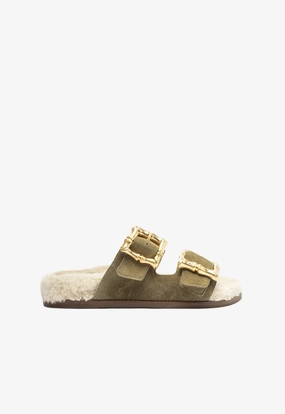 Enola Weekend Sporty Cow Suede Sandal Ergonomic Heel Cup Everywhere Fit
