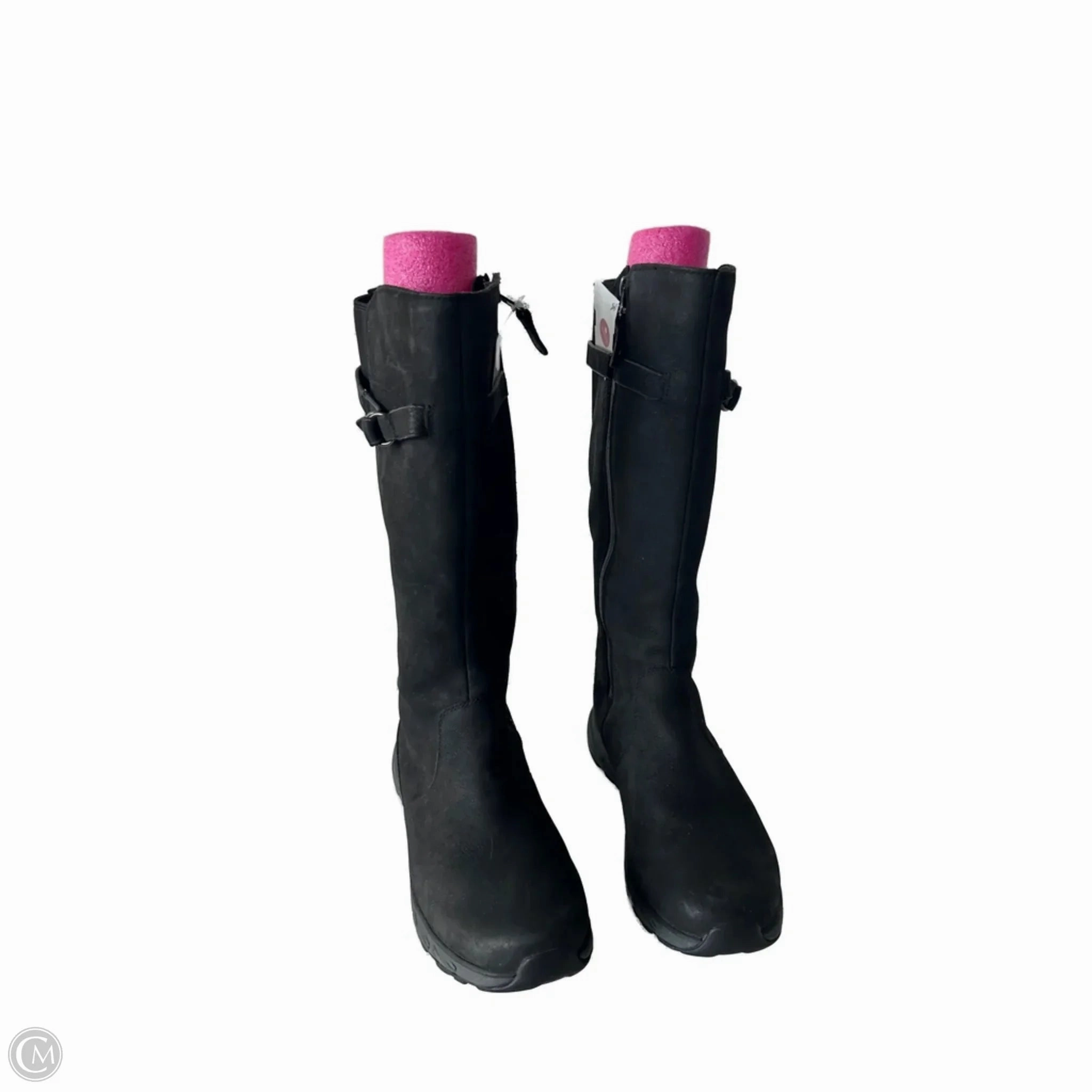 Boots Knee Flats By Eddie Bauer In Black, Size: 9 Reinforced Form Work Commute