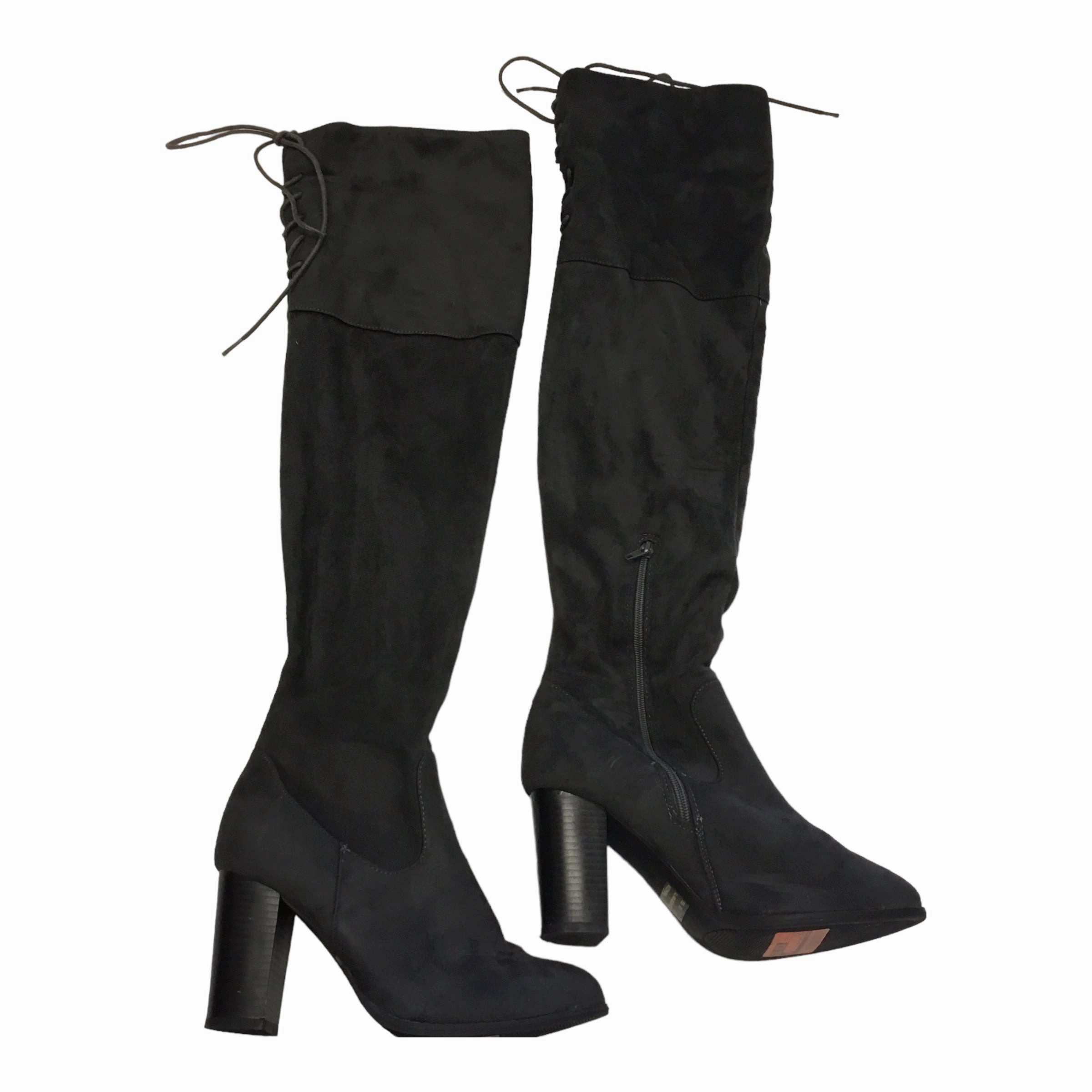 Boots Knee Heels By Qupid  Size: 8.5 Lightweight Frame Dual Density Outsole