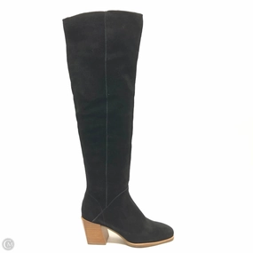 Boots Knee Heels By Treasure And Bond In Black, Size: 6 Durable Look