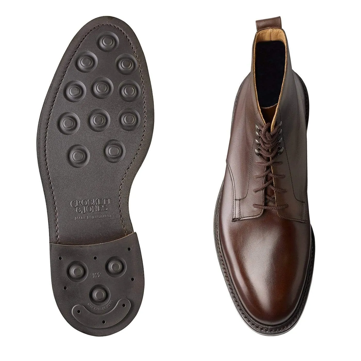 Field Fast Bold Neon Eskdale 2 Dark Brown Wax Calf