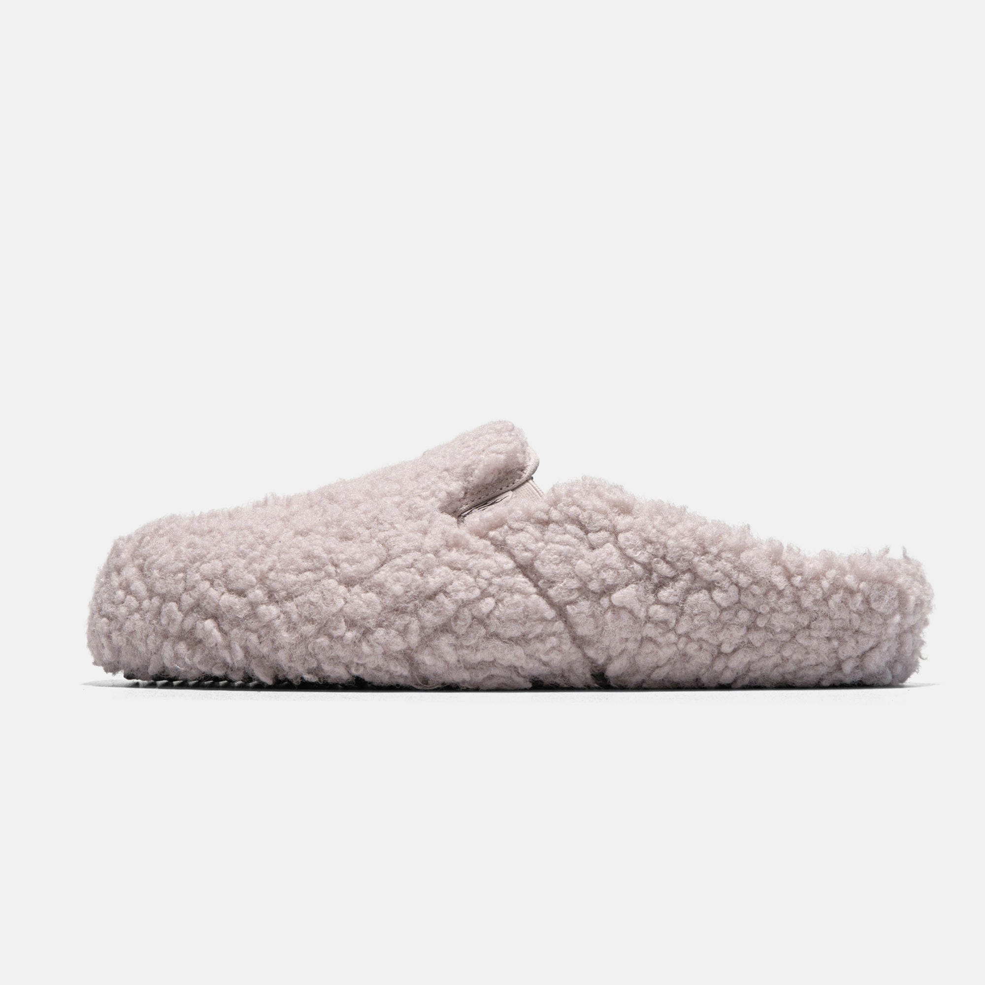 VENTURA MULE - FURRY DUSTY PINK Rolling Motion Design Seamless Fit Running Errands