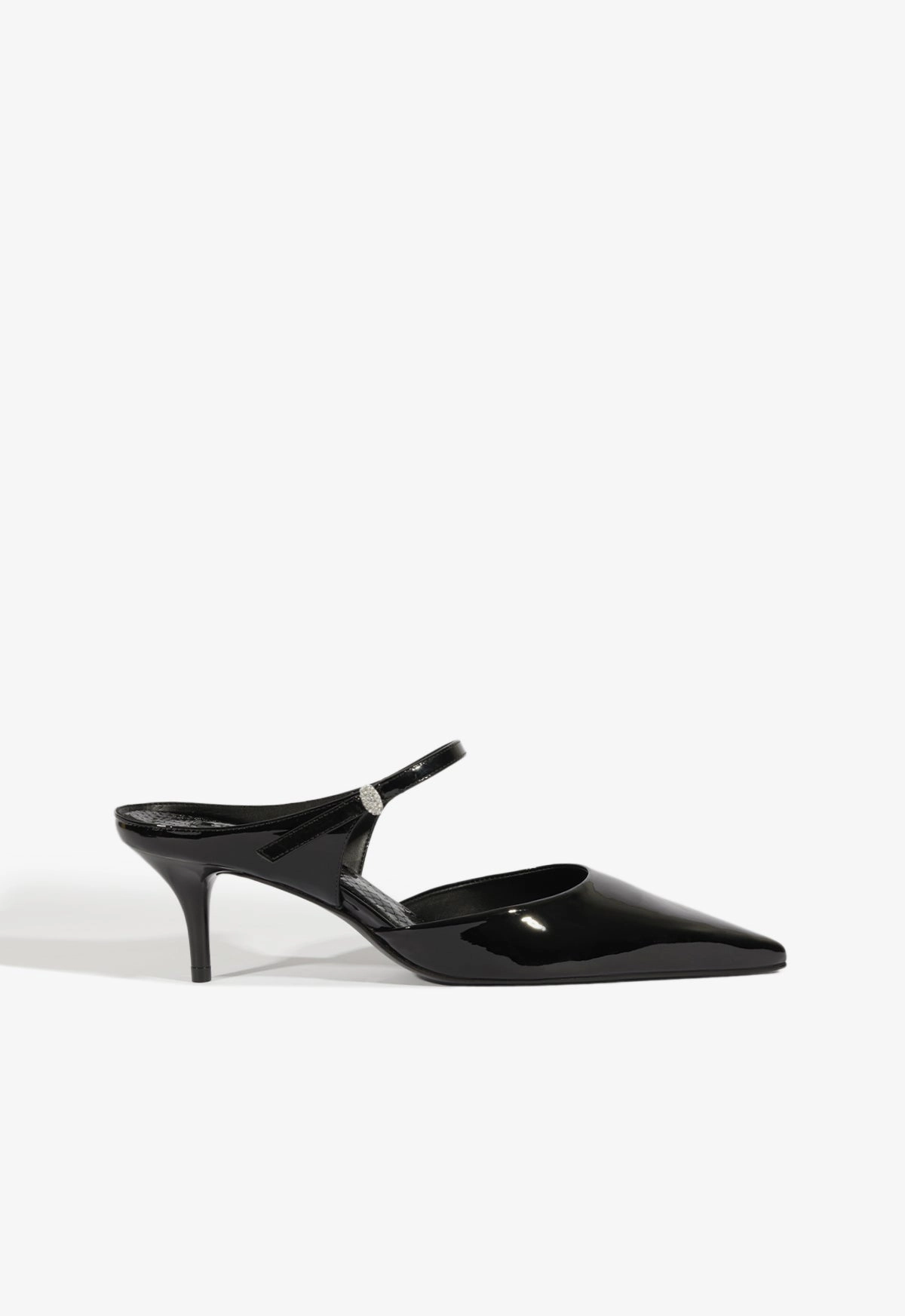 Tonya Mid Mule Pump Curve Hug