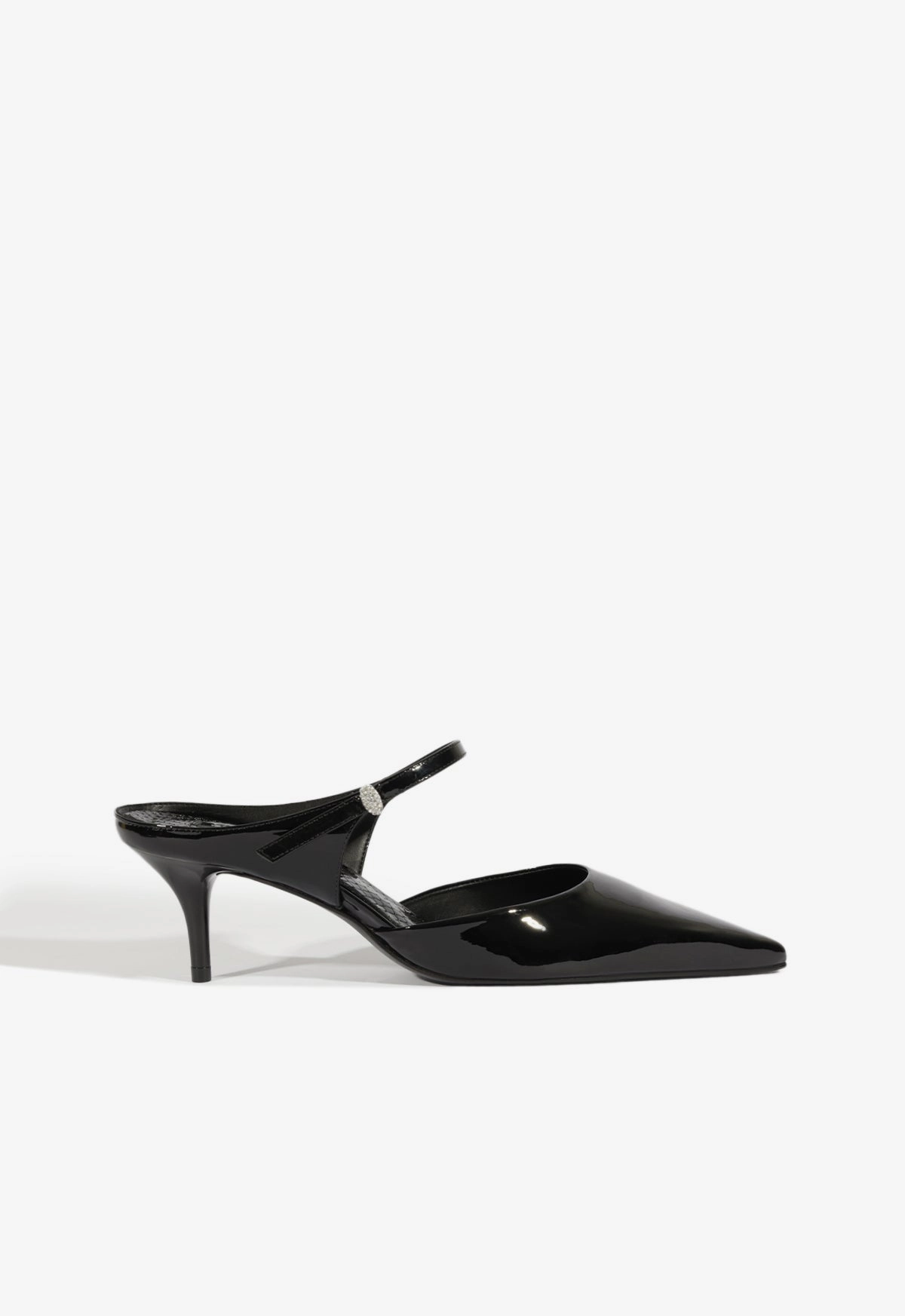 Tonya Mid Mule Pump Foot Support Polish Look