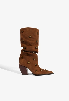 Power Spark Toe Cap Tulsa Studs Suede Boot