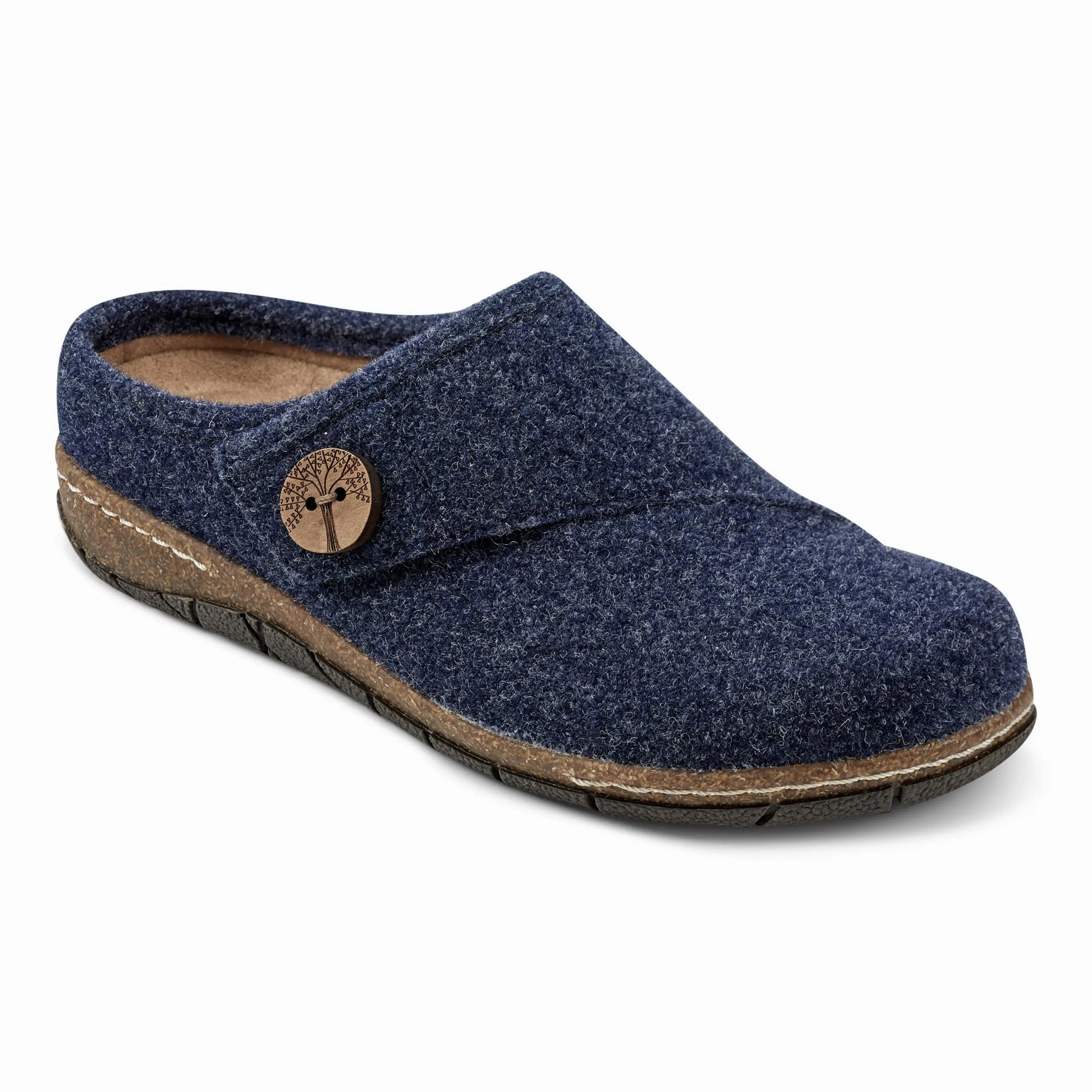 Short Path Sporty Look Ezra Round Toe Casual Slip-on Flat Clogs