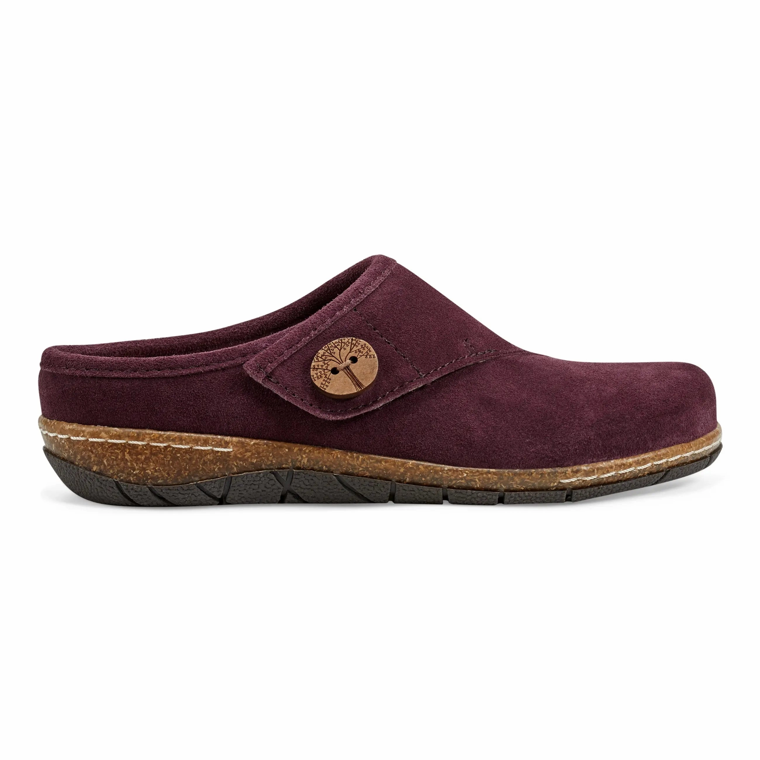 Ezra Round Toe Casual Slip-on Flat Clogs Step Smooth Comfortable Shoes