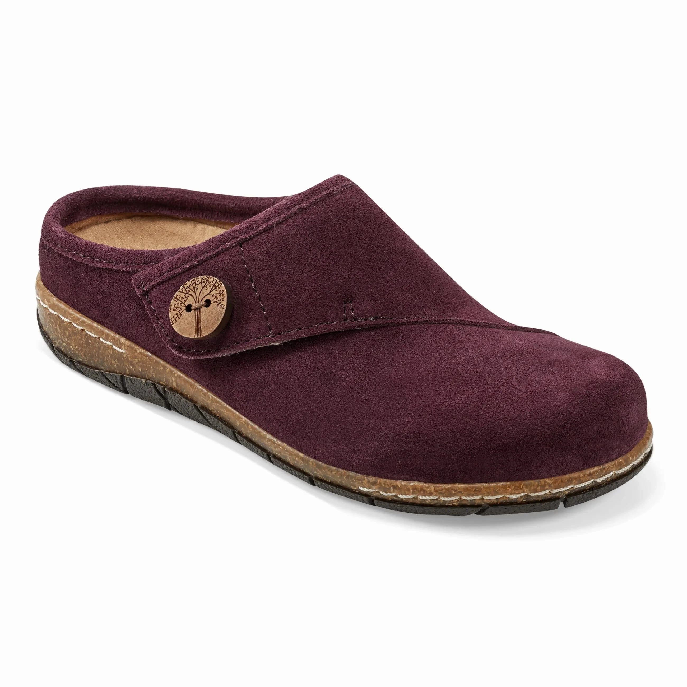 Smooth Finish Neat Path Ezra Round Toe Casual Slip-on Flat Clogs