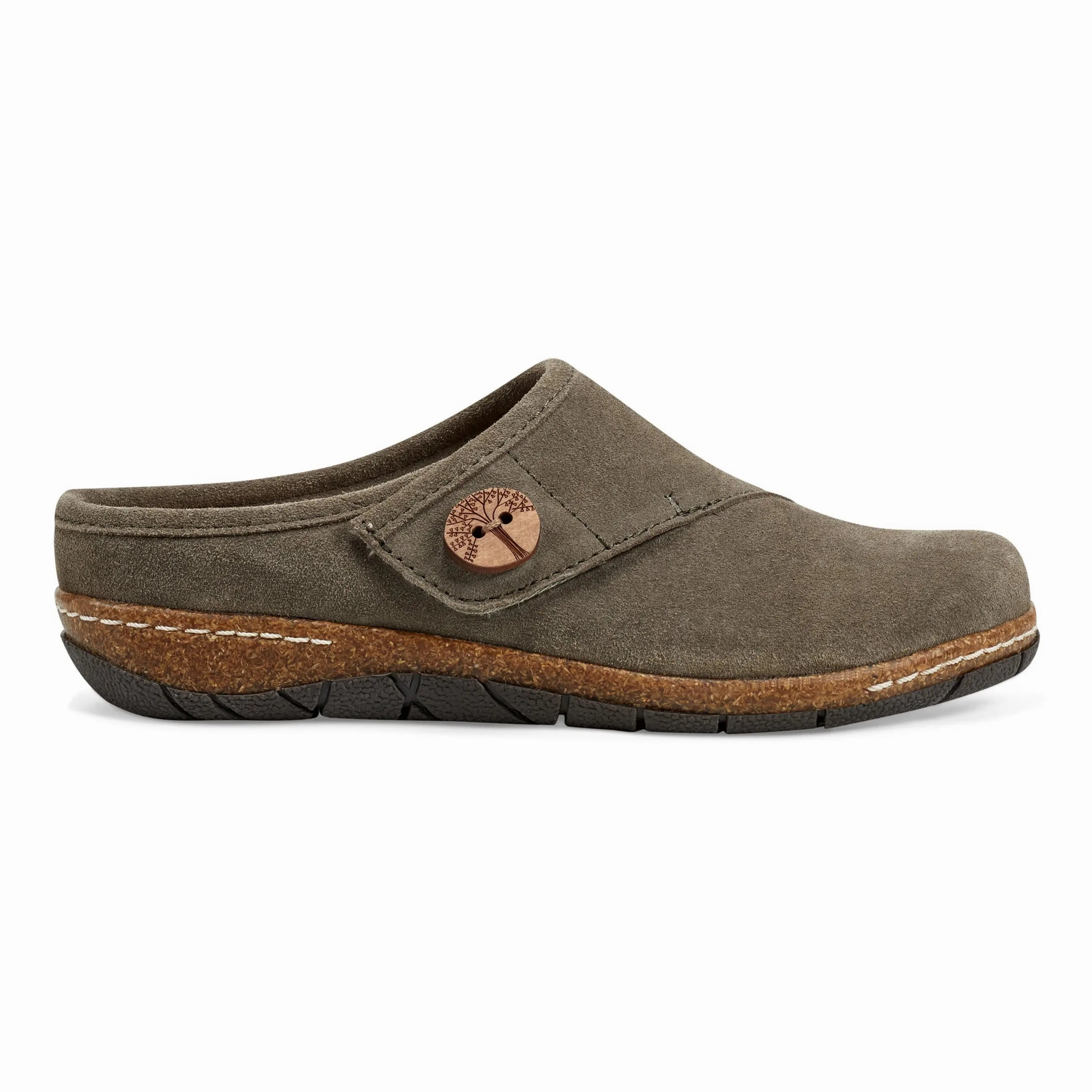 Ezra Round Toe Casual Slip-on Flat Clogs simple design Urban Lane