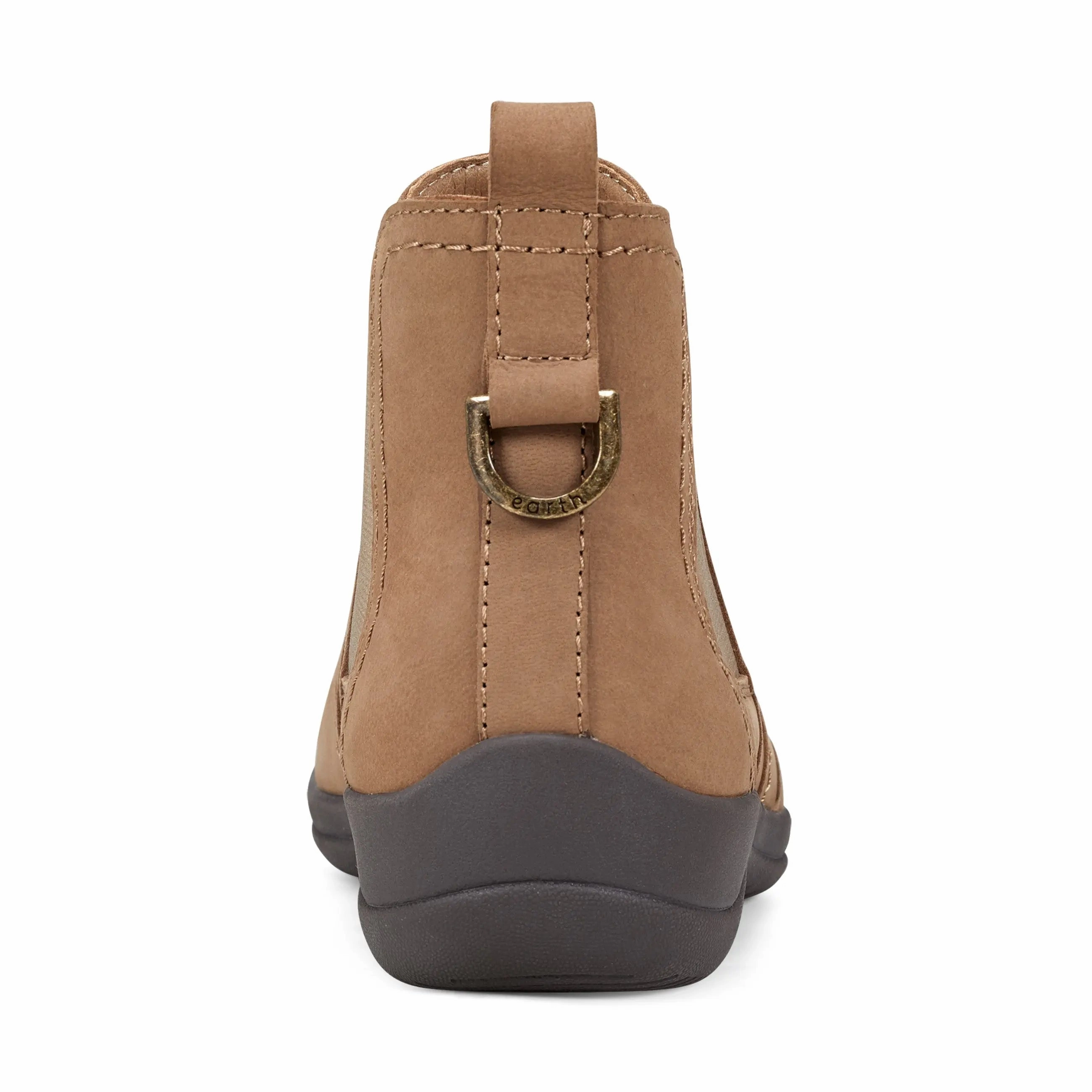 Faine Round Toe Casual Slip-on Flat Booties Flexible TPU Shank