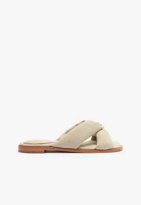Fairy Casual Linen Sandal Ice Grip