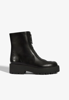 Bunion Friendly Structure Comfort Stand Farrah Leather Bootie