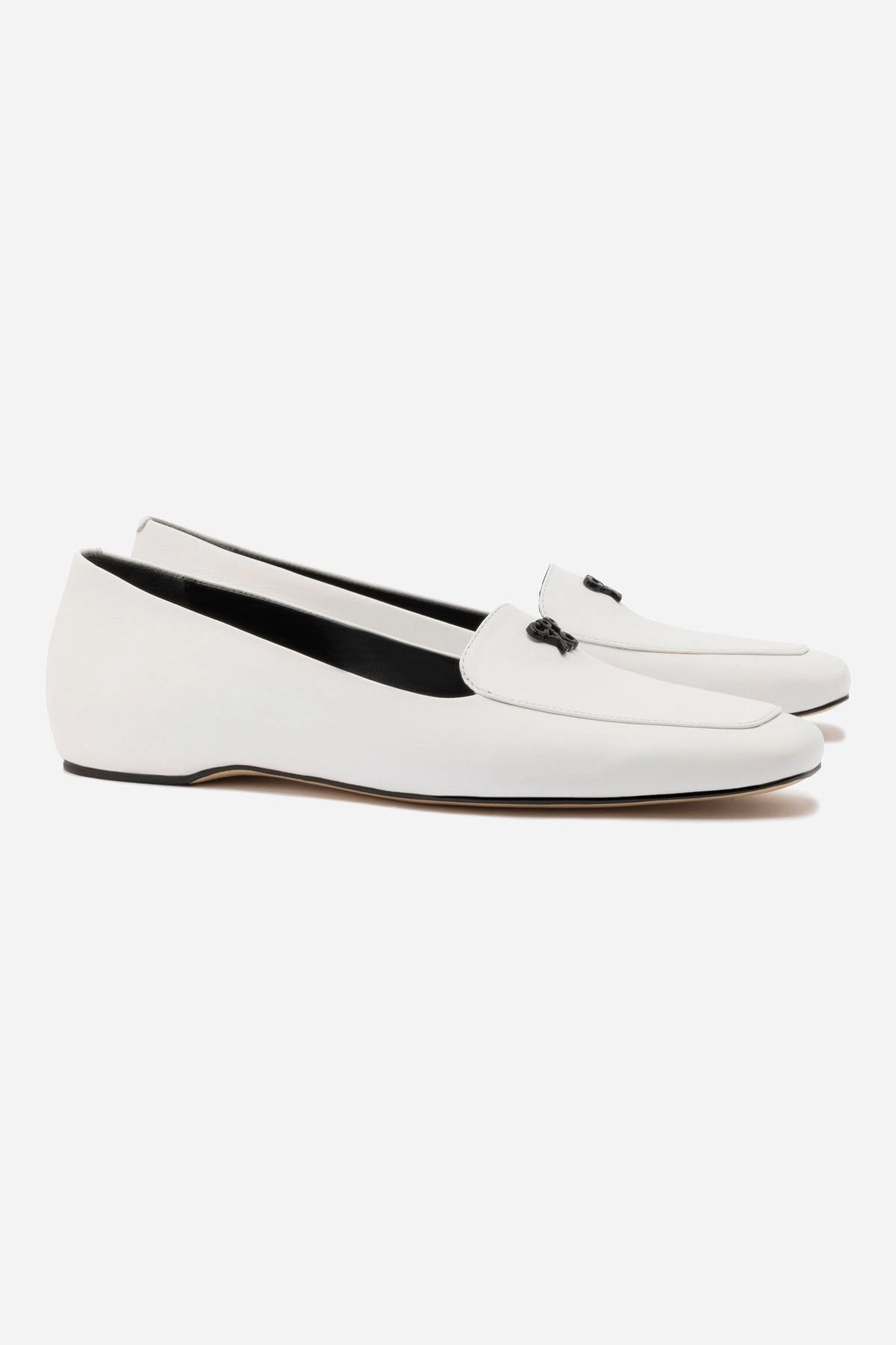 Flexible Cushion Elegant Finish Larroud?? x CPPXO Loafer In White Leather