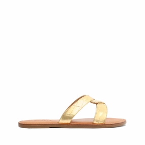 Peak Mode Rita Metallic Leather Sandal