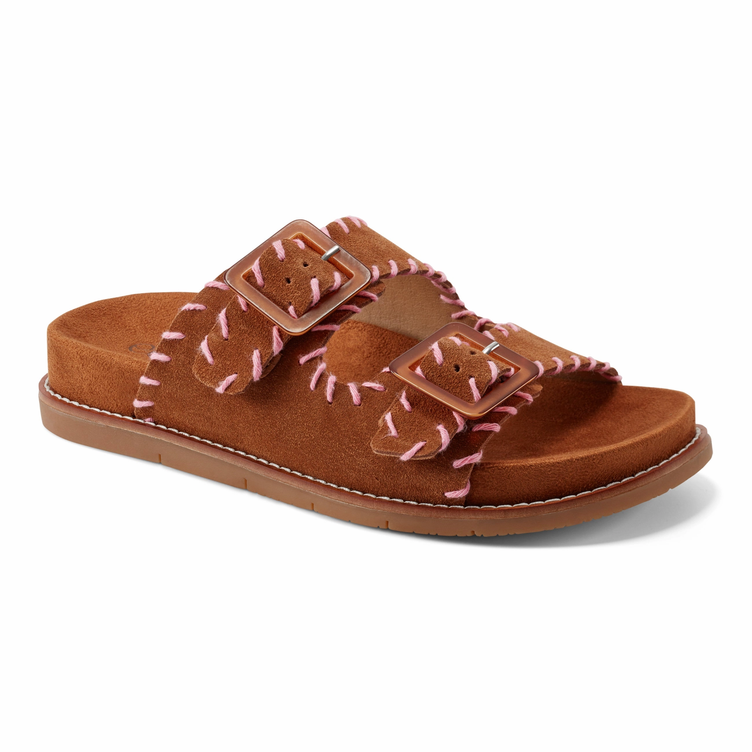 Fausto Round Toe Casual Flat Strappy Sandals Comfortable And Practical mesh material
