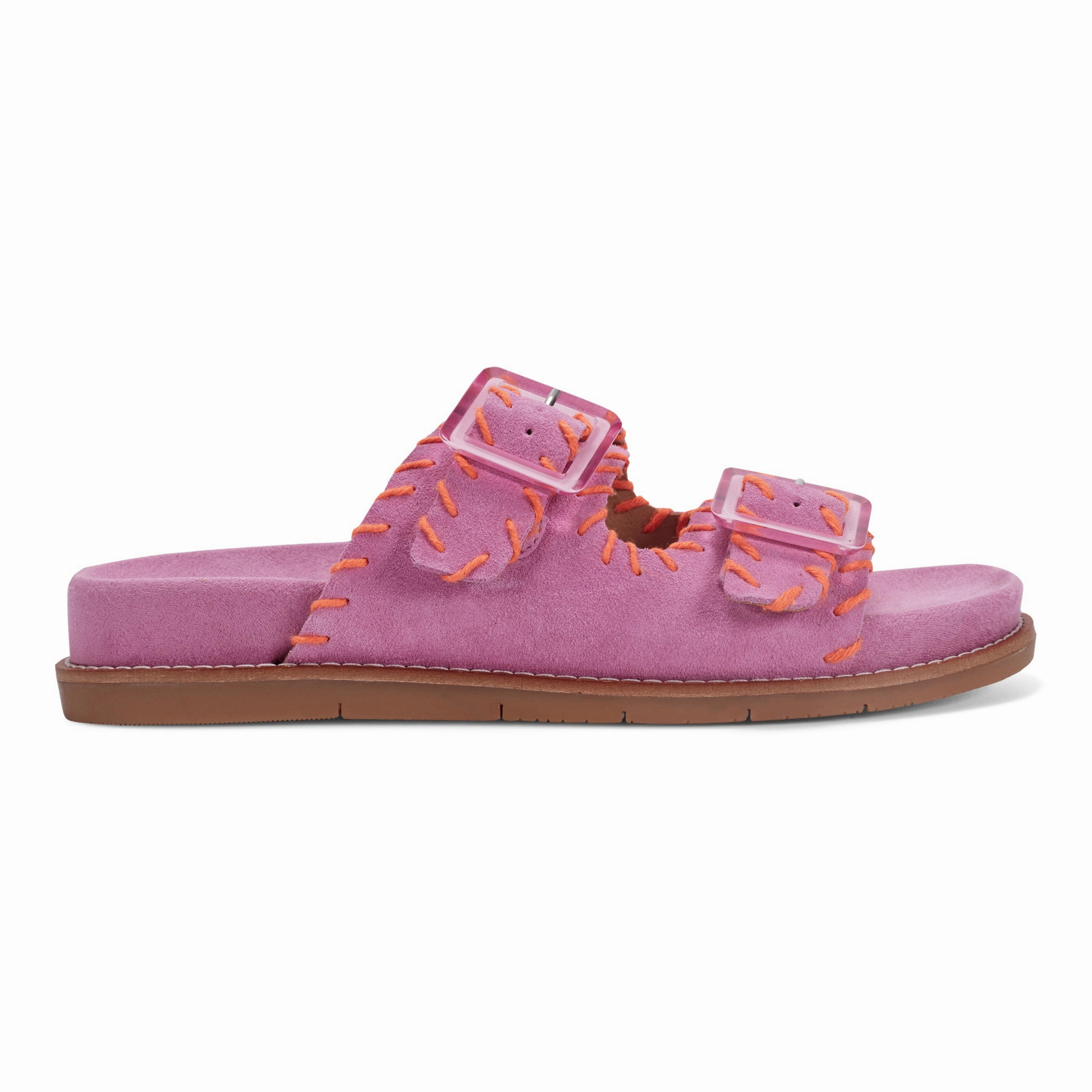 Fausto Round Toe Casual Flat Strappy Sandals Indoor Use
