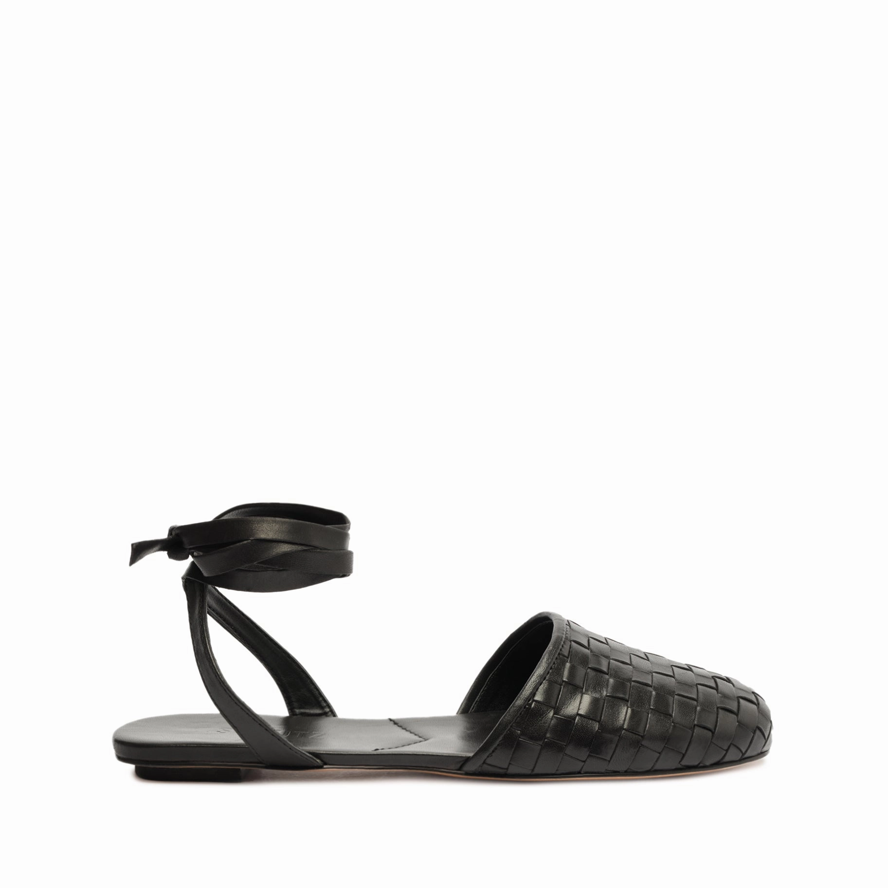 Arch support Secure Ariel Woven Leather Flat