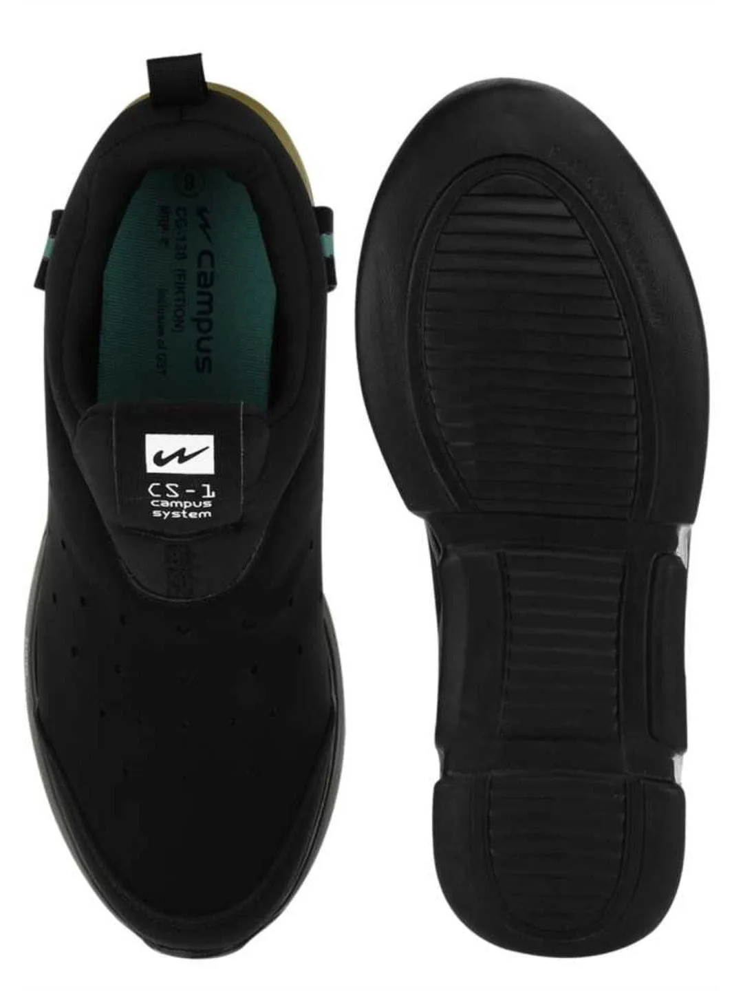 FIKTION Black Men's Casual Shoes
