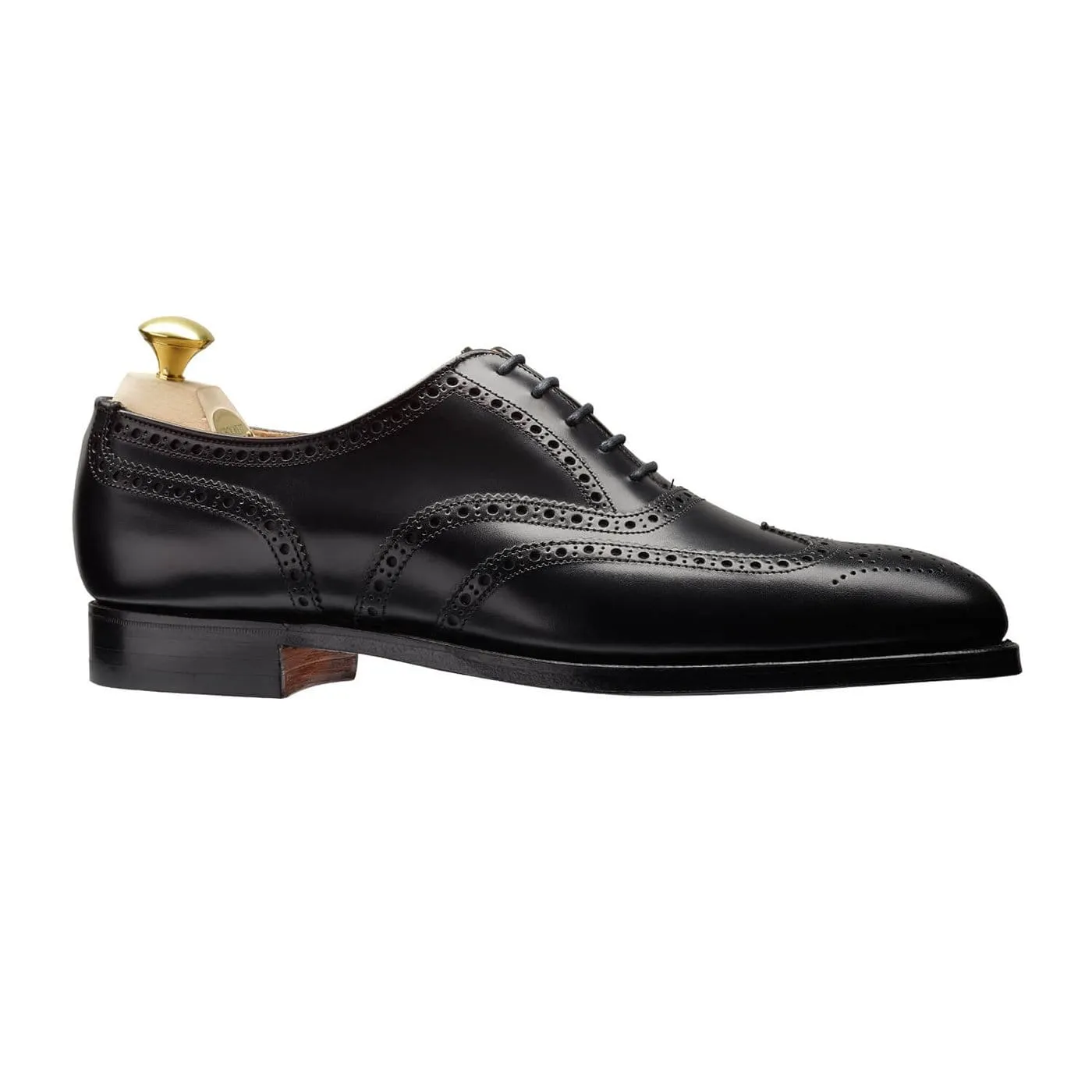 Breathable Upper Thermoplastic Frame Finsbury Black Calf