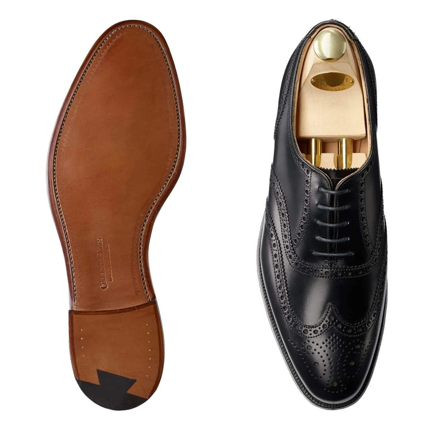 Finsbury Black Calf Club Edge