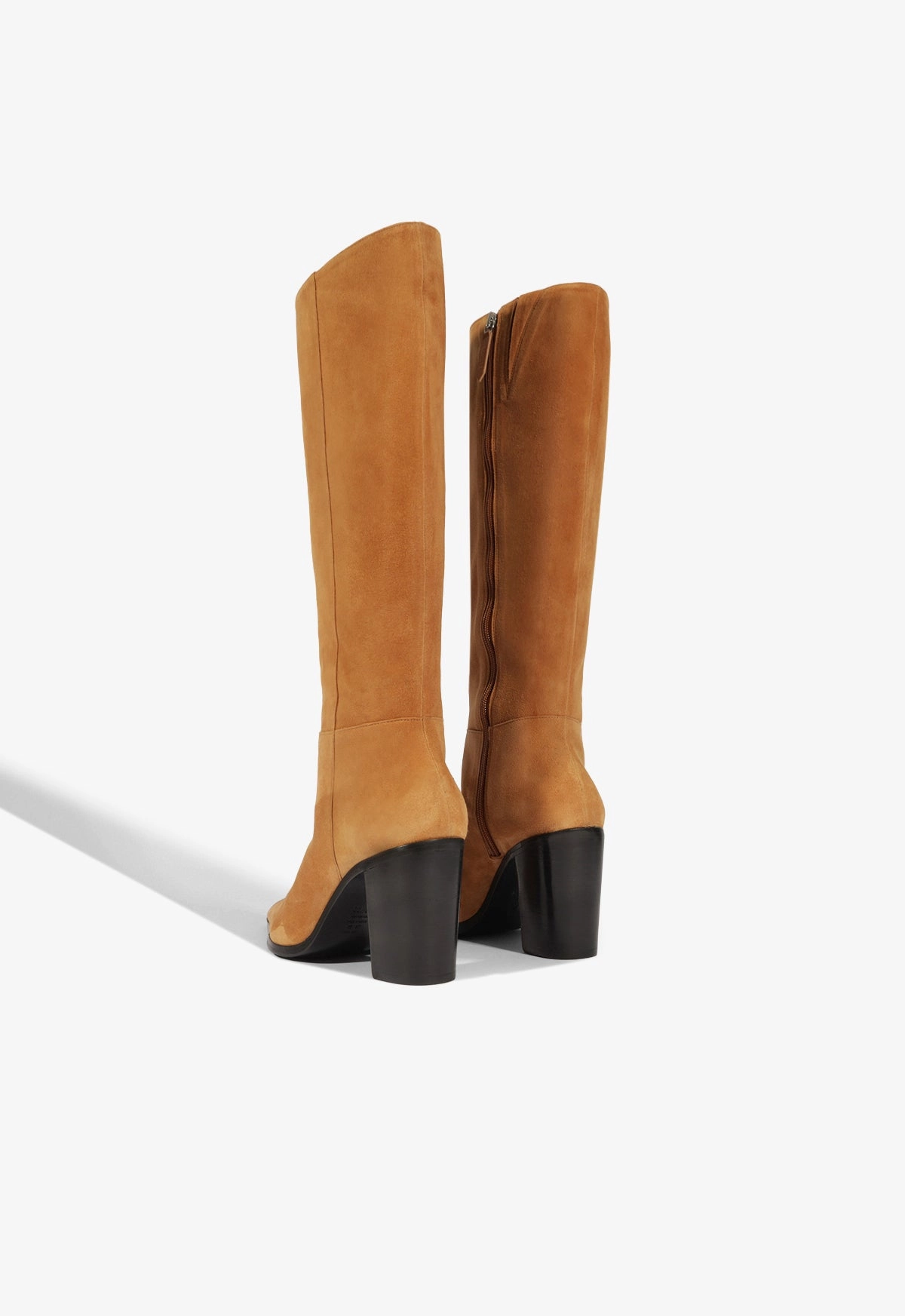 Mikki Up Block Suede Boot Glam Sandals