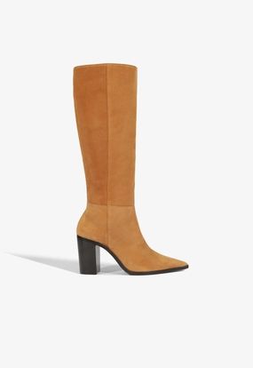 Mikki Up Block Suede Boot Grand Gala Brunch Spark