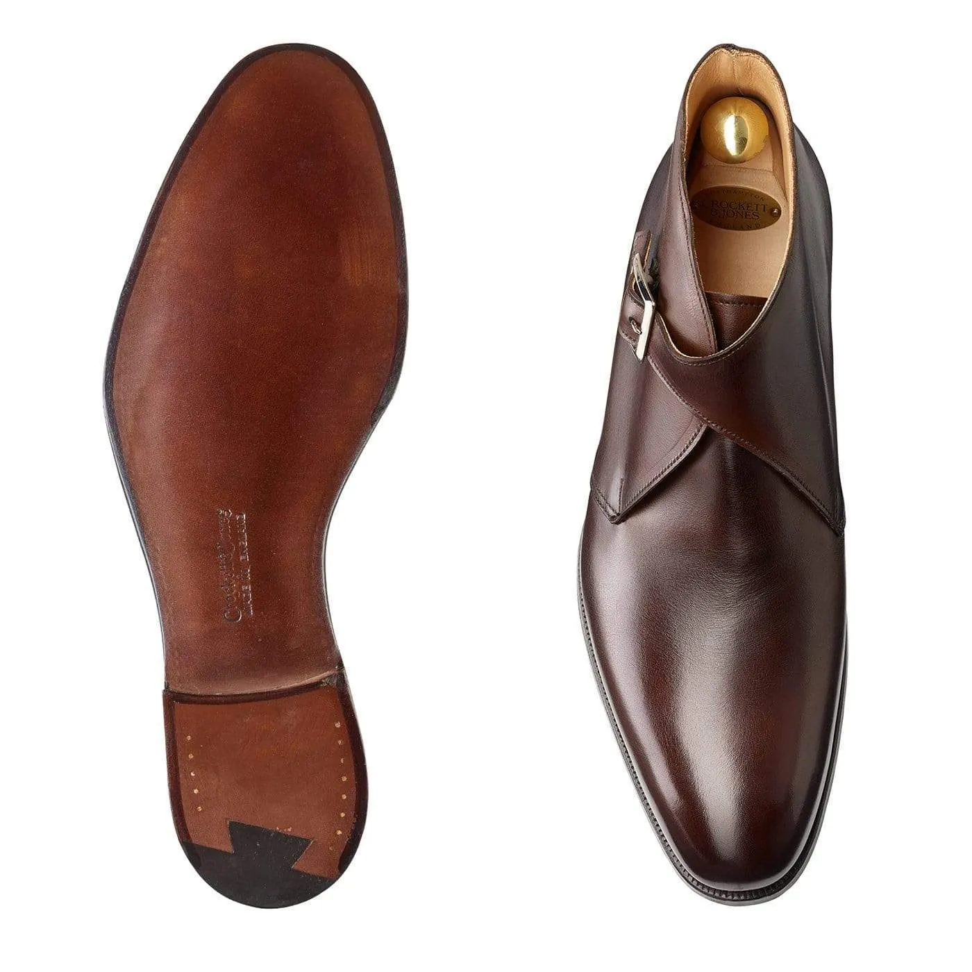 Feather Light Morning Walk Grosvenor Dark Brown Antique Calf