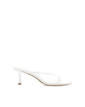 GILLIE - WHITE Summer Heels Petite Chic