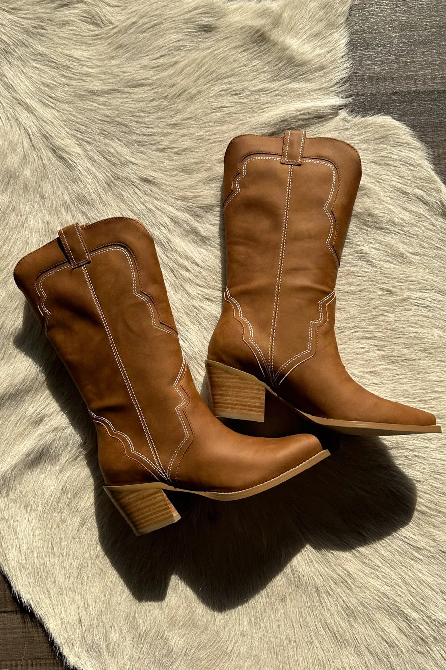 Fashion Focused Dariel Western Boots by Billini