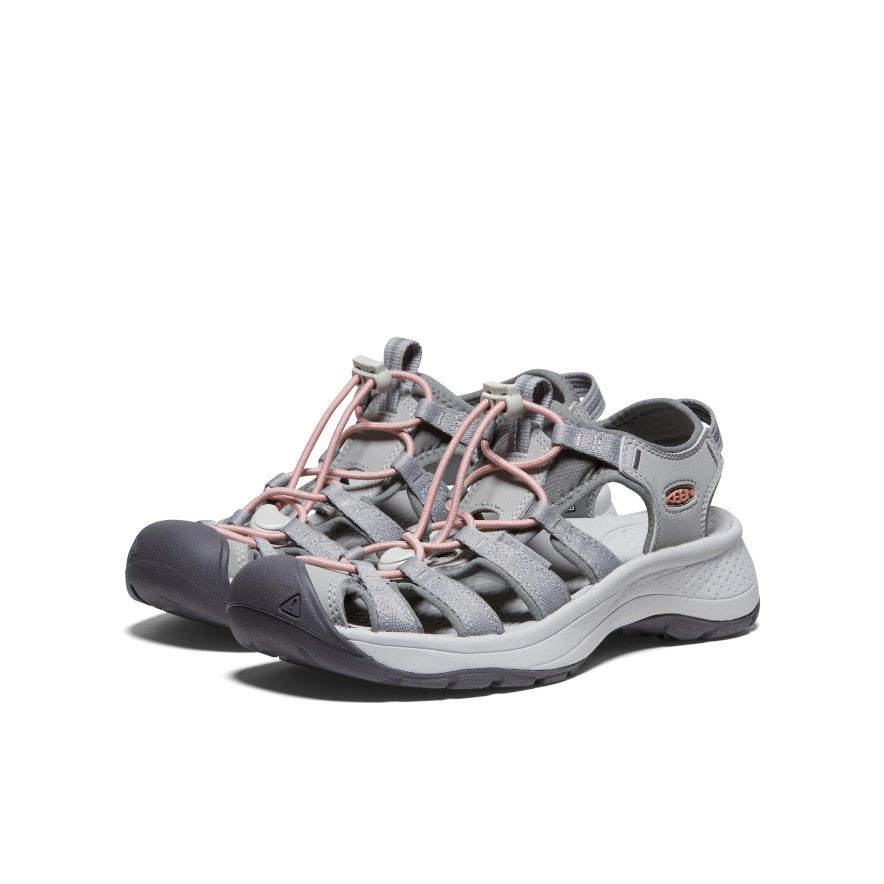 Women's Astoria West Sandal  |  Grey/Coral Casual Footwear for Vacation