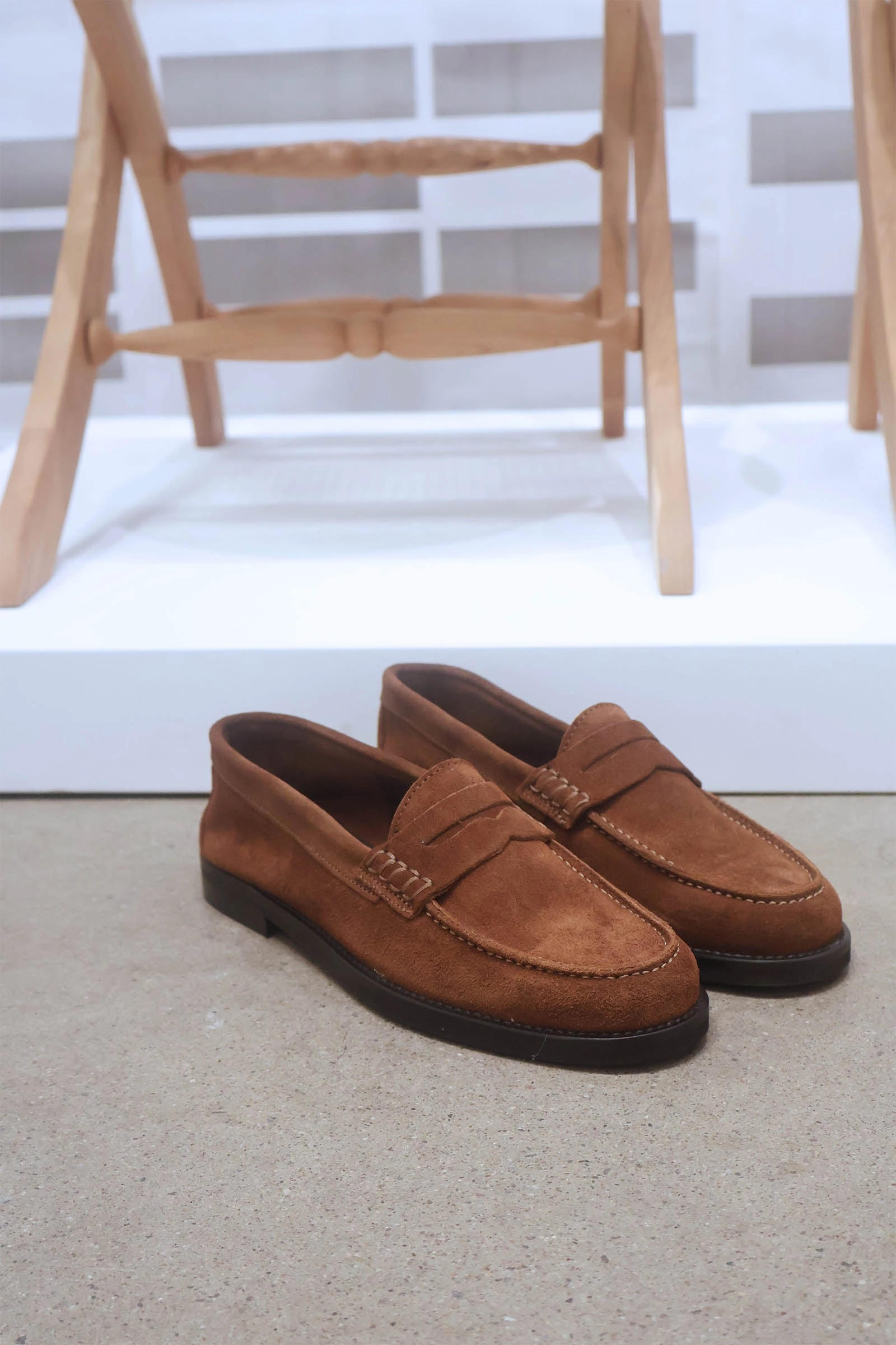 Everyday Walk Napoli Tan Suede Loafer