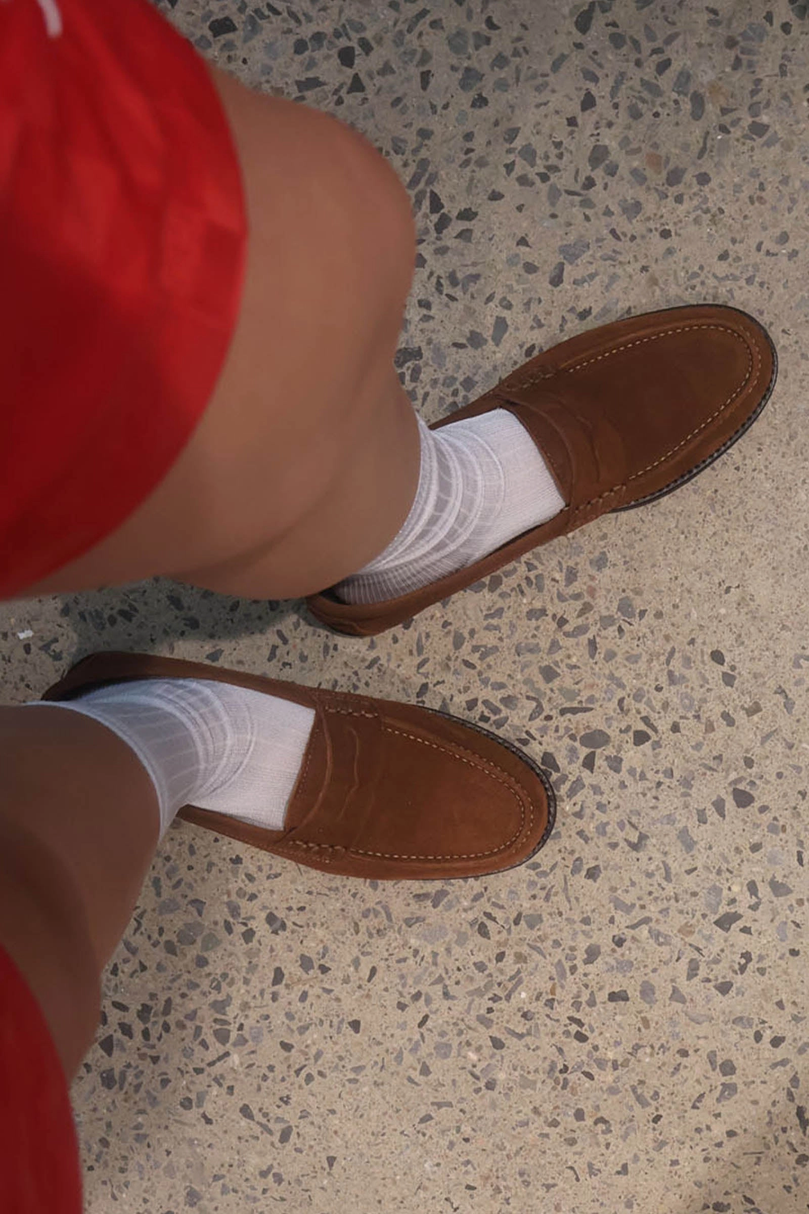 Flexible Cushion Napoli Tan Suede Loafer
