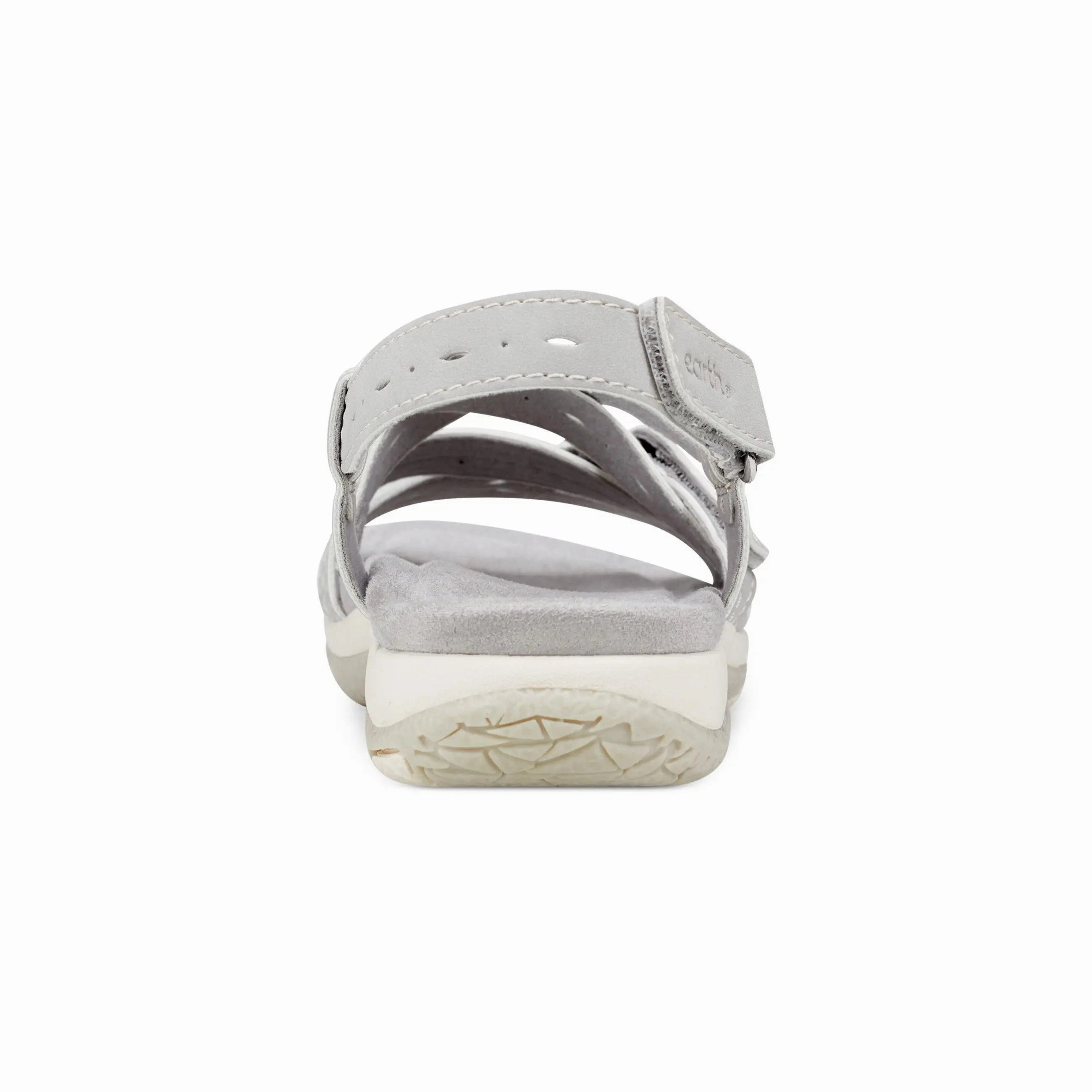 Samsin Round Toe Strappy Casual Flat Sandals Cushioning Midsole Outfit Match