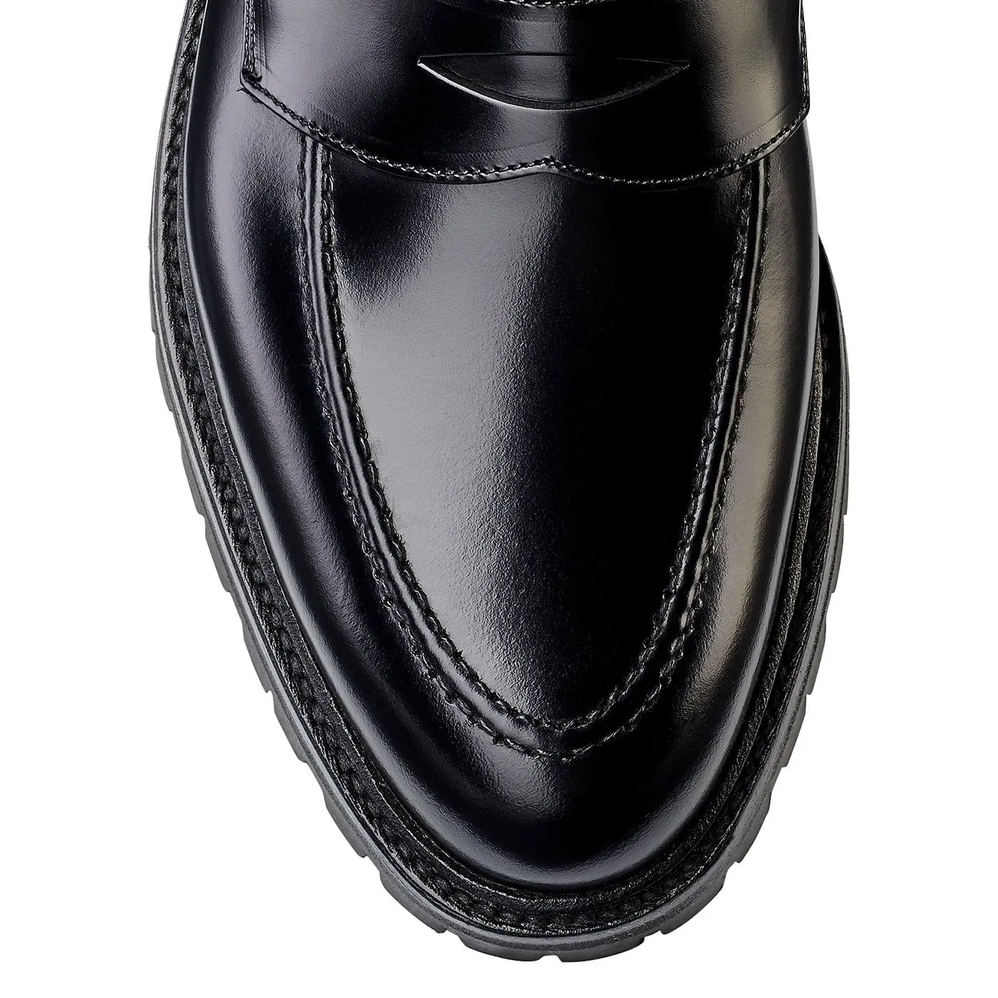 Henley 3 Black Cavalry Calf Quiet Step Seamless Interior