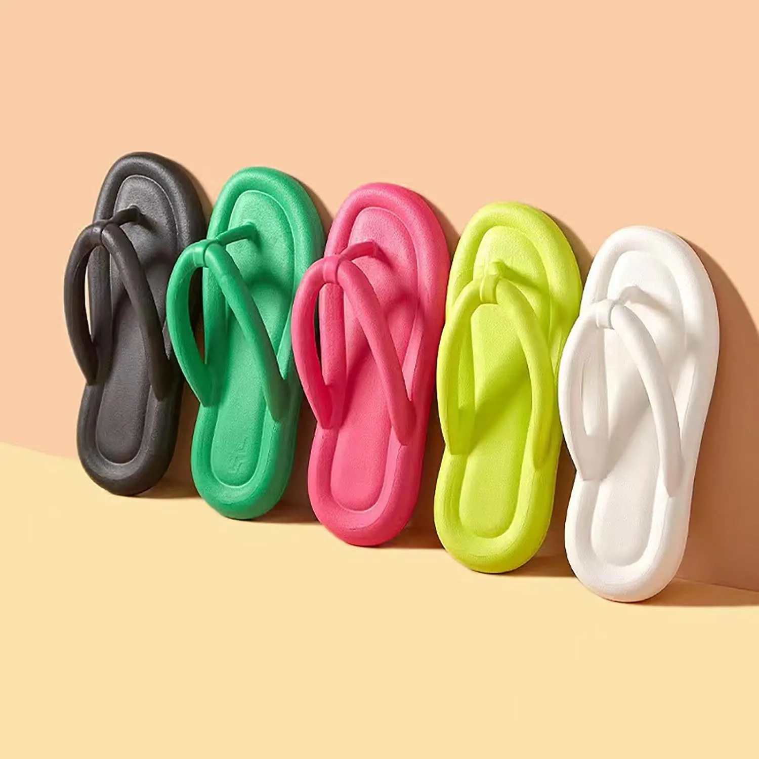 Flip Flops for Women New Summer Women Wearing Flatform Bottomed Sandals Slippers On The Womens Slide Sandals Size 5
