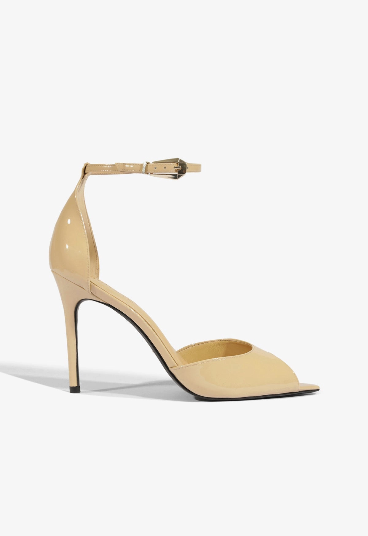 Lena Patent Pump Suede Feel