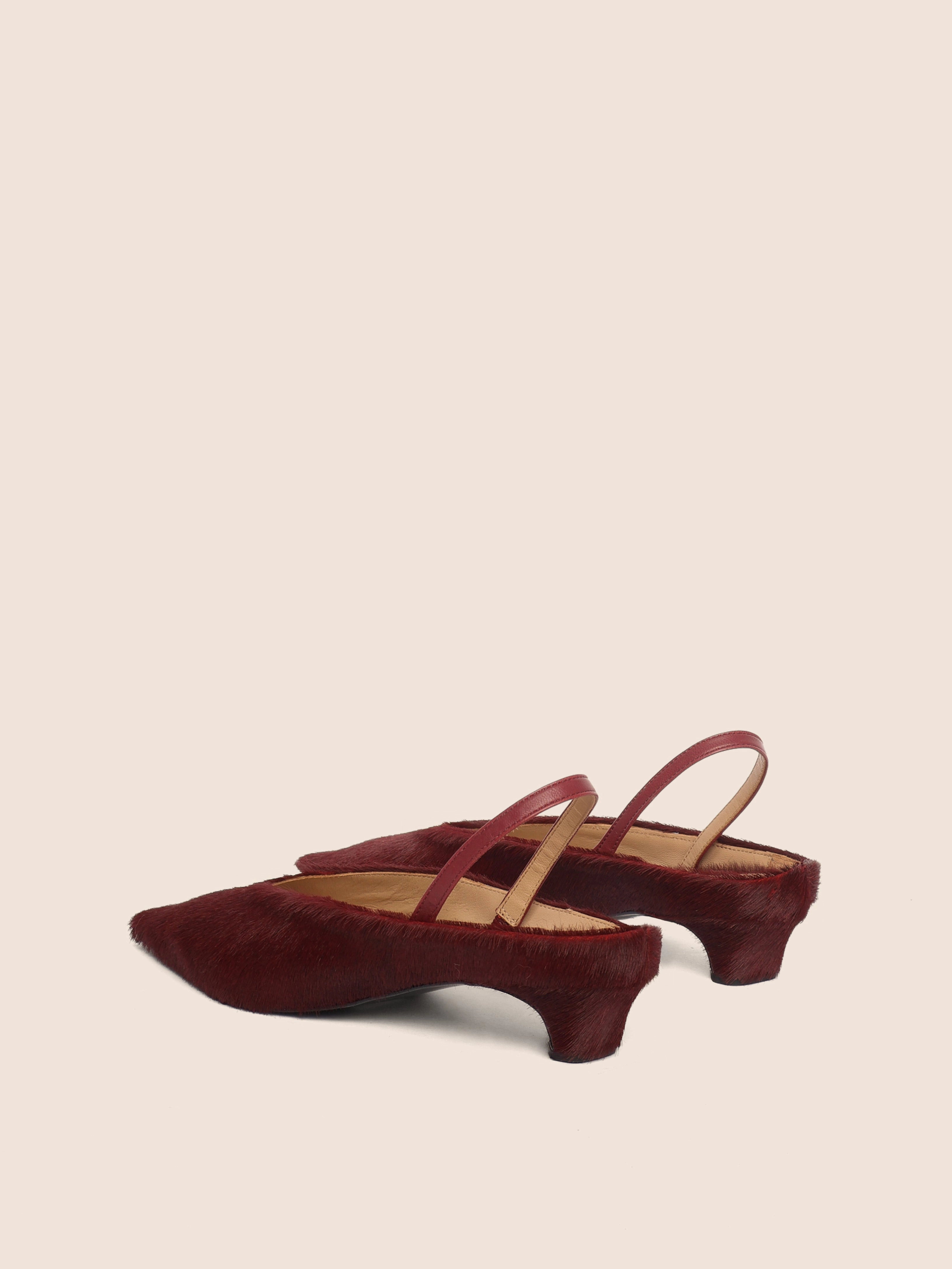 Suede Soft Shock Absorption Technology Floresta Bordeaux Pump
